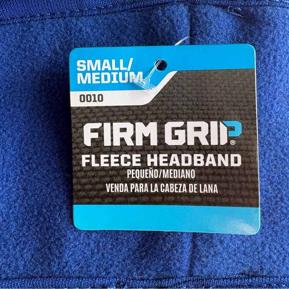 FIRM GRIP Fleece Headbands - Blue & Gray (3 Pack) Size Small/Medium — NWT!!! - Picture 2 of 5
